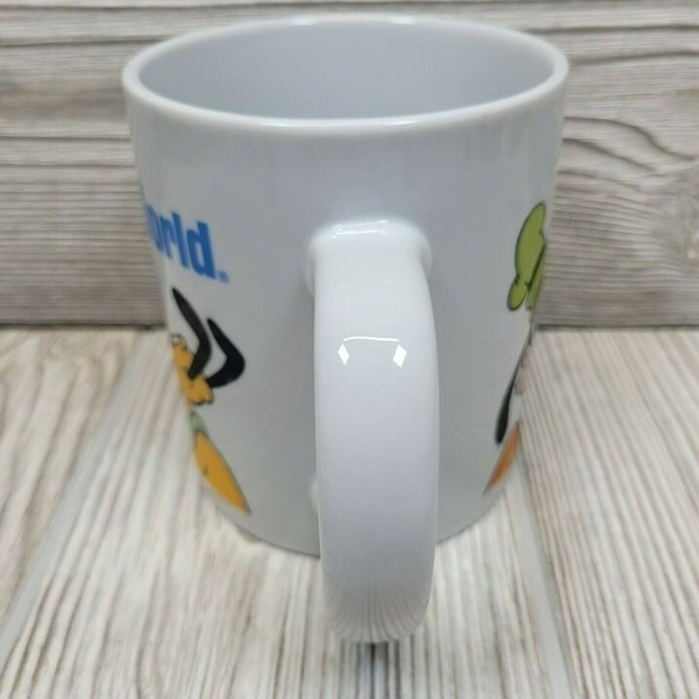 Disney Walt Disney World Coffee Mug Cup Mickey Minnie Pluto Donald‎ Goofy Vtg - Picture 3 of 7